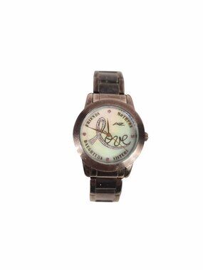 AZ Womens Watch LOVE MOP Face 6.5 Bronze Mothers Daughters Sisters Friends GIFT